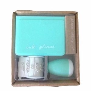 Phrase Roller Stamp Ink Pad Gift Wrap Pen Pal Scrapbooking Planner Accessories